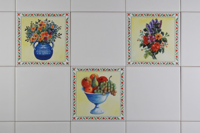 Sada obkladů 15x15cm 3dílná SUMMER TIME WM č.1