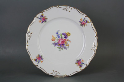 Mísa kulatá mělká 30cm Marie Louise Kytice s kosatcem GGL LUX č.1