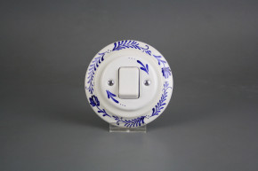 Porcelánový kolébkový vypínač č. 7 kompletní dec.05.06MM