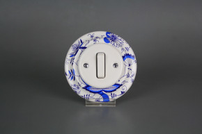 Porcelánový kolébkový vypínač č. 6 kompletní Cibulák