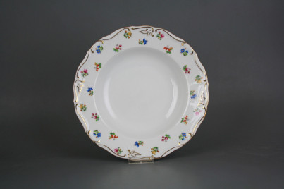 Talíř hluboký 23cm Marie Louise Sedmero kvítí AGL LUX č.1